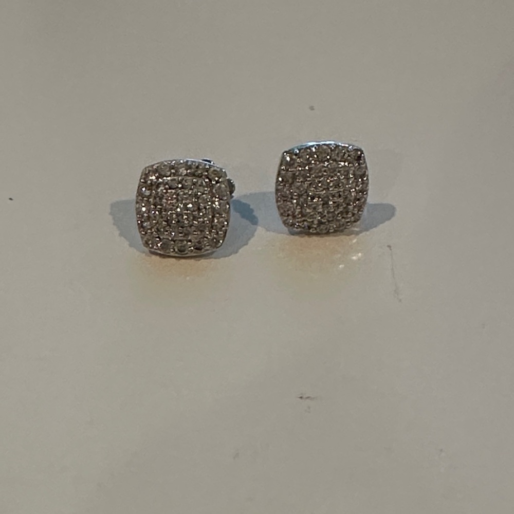 Nadri pave stud earrings